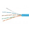 Cabeus UTP-4P-Cat.5e-SOLID-LSZH-BL Кабель витая пара UTP (U/UTP), категория 5e, 4 пары (24 AWG), одножильный, синий, LSZH (Low Smoke Zero Halogen) (30