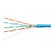 Cabeus UTP-4P-Cat.5e-SOLID-BL Кабель витая пара UTP (U/UTP), категория 5e, 4 пары 0,51мм (24 AWG), одножильный, синий (305 м)