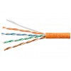 Cabeus UTP-4P-Cat.5e-SOLID-LSZH Кабель витая пара UTP (U/UTP), категория 5e, 4 пары (24 AWG), одножильный, оранжевый, LSZH (Low Smoke Zero Halogen)
