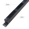Cabeus SMART-PDU-16-1P-36C13-6C19-I309-CM Блок распределения питания, вертикальный, 36 розеток IEC 3 Cabeus SMART-PDU-16-1P-36C13-6C19-I309-CM Блок распределения питания, вертикальный, 36 розеток IEC 3