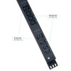 Cabeus SMART-PDU-32-1P-18C13-6C19-I309-CM Блок распределения питания, вертикальный, 18 розеток IEC 3