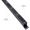 Cabeus SMART-PDU-32-1P-36C13-6C19-I309-CM Блок распределения питания, вертикальный, 36 розеток IEC 3 Cabeus SMART-PDU-32-1P-36C13-6C19-I309-CM Блок распределения питания, вертикальный, 36 розеток IEC 3