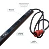 Cabeus SMART-PDU-32-3P-24C13-12C19-I309-M Блок распределения питания, вертикальный, 24 розеток IEC 3
