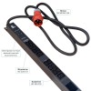 Cabeus SMART-PDU-32-3P-36C13-6C19-I309-CM Блок распределения питания, вертикальный, 36 розеток IEC 3
