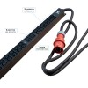 Cabeus SMART-PDU-32-3P-36C13-6C19-I309-M Блок распределения питания, вертикальный, 36 розеток IEC 32