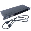 Cabeus SMART-PDU-С20-8S22-CM Блок распределения питания, 1U горизонтальный, входной разъем С20, выхо