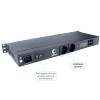 Cabeus SMART-PDU-С20-8S22-CM Блок распределения питания, 1U горизонтальный, входной разъем С20, выхо