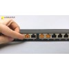 Lanmaster LAN-SEC45-CL-SET-OR Комплект блокираторов коннектора RJ-45 6 шт. + ключ, оранжевый