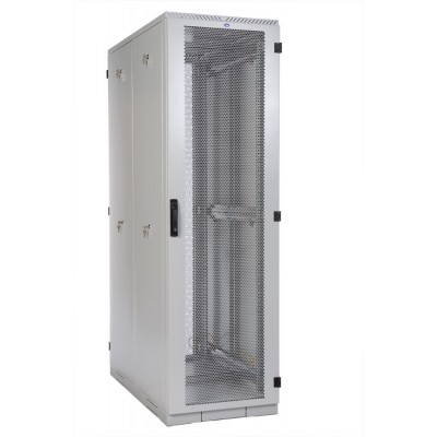 Шкаф серверный напольный ЦМО ШТК-С 42U 2020х600х1050 перфорированная 2 шт серый ШТК-С-42.6.10-44АА