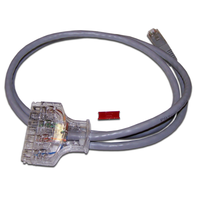 Lanmaster LAN-45-P4-1.0/6 Патч-корд 110 тип - RJ45, 4 пары, UTP, кат 6, 1 м, LANMASTER