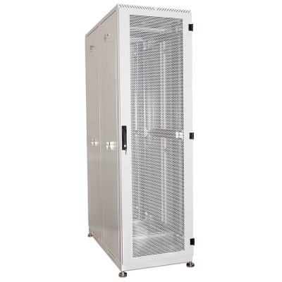 Шкаф серверный напольный ЦМО ШТК-С 42U 2030х600х1260 перфорированная дверь 2 шт серый ШТК-С-42.6.12-44АА