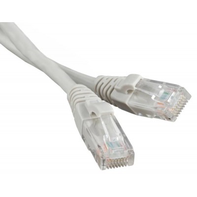 PC-LPM-UTP-RJ45-RJ45-C5e-2M-LSZH-GY Патч-корд RJ45 - RJ45, 4 пары, UTP, категория 5е, 2 м, серый, LSZH, Hyperline