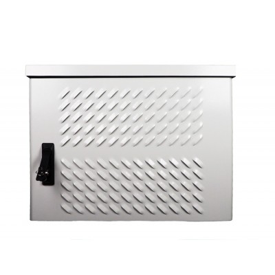 Шкаф уличный всепогодный настенный ЦМО ШТВ-Н, IP65, 12U, 600х600х330 мм (ВхШхГ), цвет: серый ШТВ-Н-12.6.3-4ААА