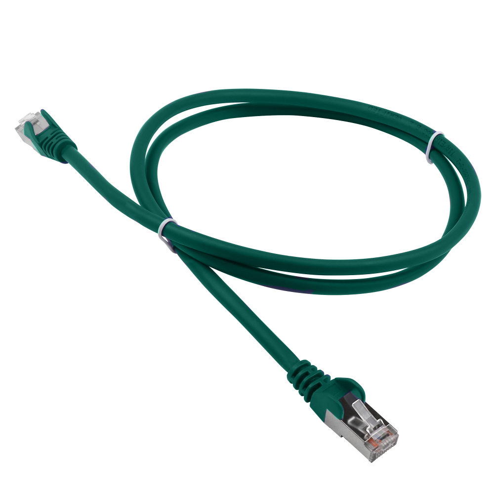 Lanmaster LAN-PC45/S5E-0.5-GN Патч-корд RJ45 - RJ45, 4 пары, FTP, категория 5е, 0.5 м, зеленый, LSZH, LANMASTER