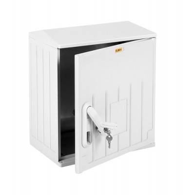 Шкаф электротехнический настенный Elbox EPV IP54 600х500х250 антивандальный сплошная дверь полиэстер серый EPV-600.500.250-1-IP54