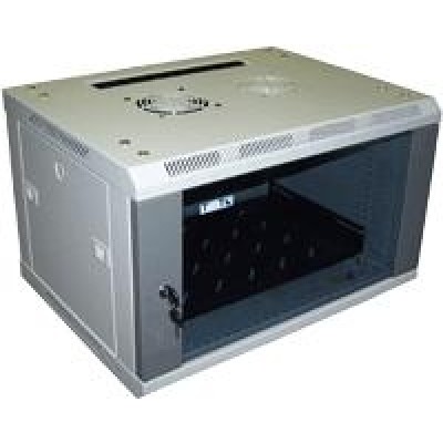 Шкаф настенный Pro 15U 600x600 стеклянная дверь