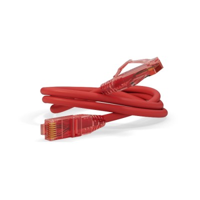 PC-LPM-UTP-RJ45-RJ45-C5e-0.5M-LSZH-RD Патч-корд U/UTP, Cat.5e, LSZH, 0.5 м, красный Hyperline