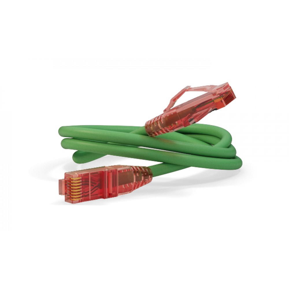 PC-LPM-UTP-RJ45-RJ45-C5e-0.5M-LSZH-GN Патч-корд U/UTP, Cat.5e, LSZH, 0.5 м, зеленый Hyperline