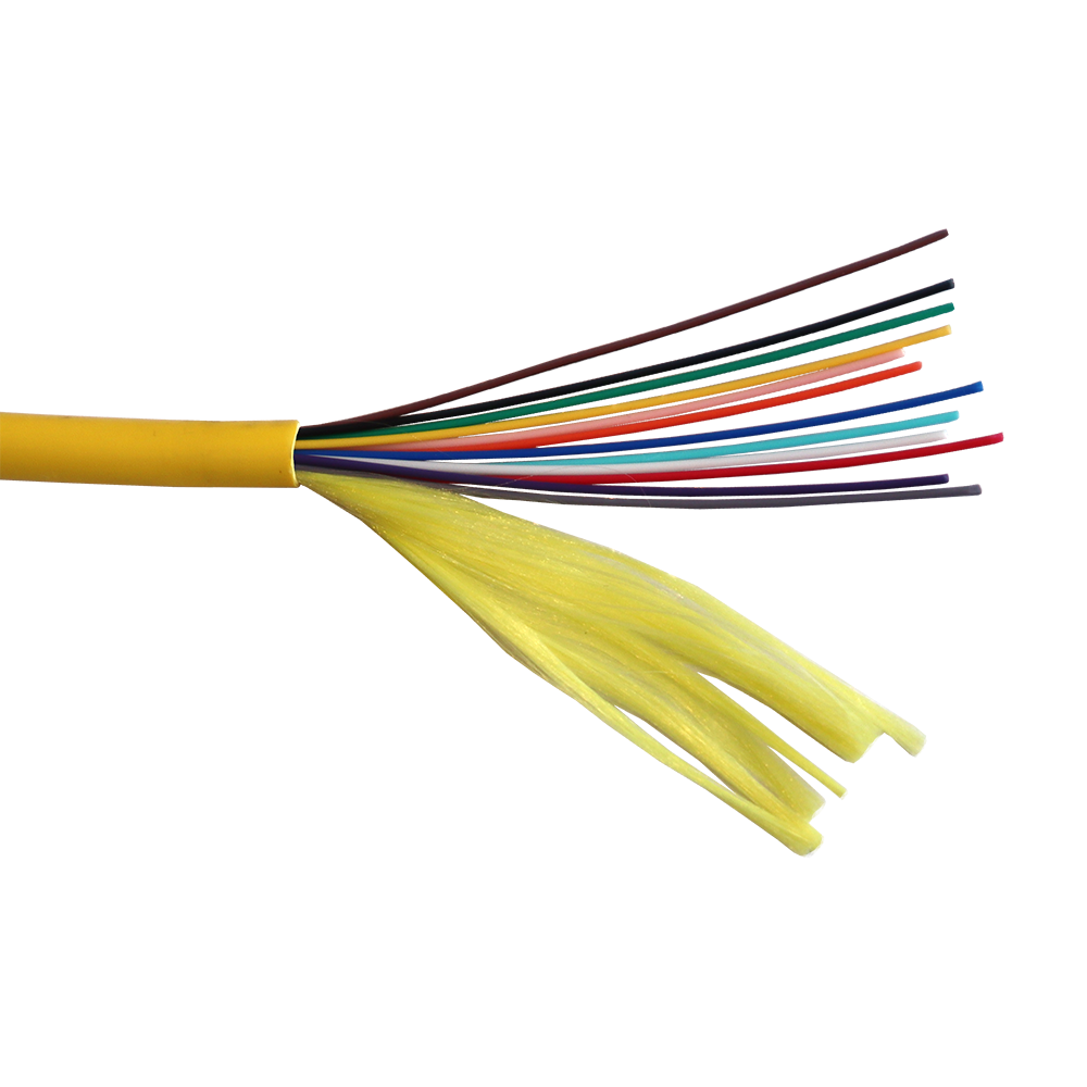 Lanmaster LAN-OFC-DI8-S7 ВО кабель  одномодовый внутренний 8 волокон PVC G657 черный