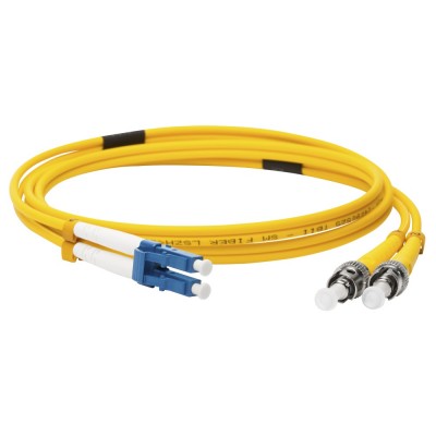 Lanmaster LAN-2ST-2LC/SU-1.0 Патч-корд оптический LANMASTER, LSZH, дуплексный, ST/UPC-LC/UPC, SM OS2, 1 м