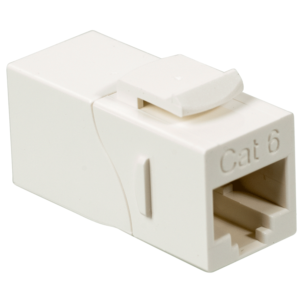 Lanmaster LAN-KCP45U6/90-WH Повторитель портов RJ-45, неэкранированный, 90 градусов, кат.6, формата Keystone, белый