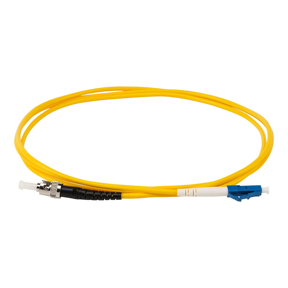 Патч-корд оптический , PVC, симплексный, ST/UPC-LC/UPC, SM OS2, 1.5 м -ST-LC/SU-1.5