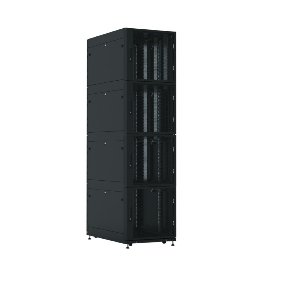 Шкаф серверный Colocation ЦМО ШТК-СП-К-4 IP20 44U 2250х600х1050 перфорированная дверь боковая панель сплошная сварной чёрный ШТК-СП-К-4-44.6.10-44АА