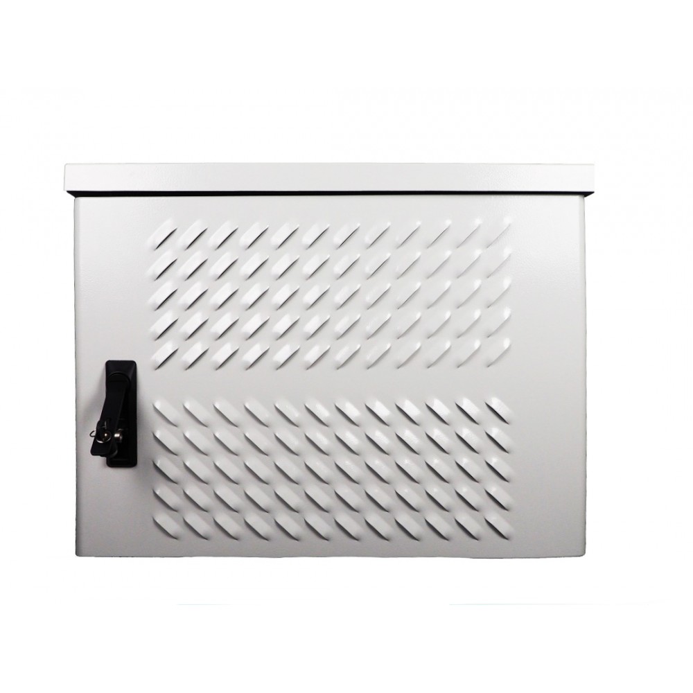 Шкаф уличный всепогодный укомплектованный настенный ЦМО ШТВ-Н, IP54, 18U, 900х600х330 мм (ВхШхГ), цвет: серый ШТВ-Н-18.6.3-4ААА-Т1