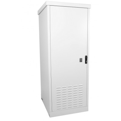 Шкаф уличный всепогодный напольный ЦМО ШТВ-1, IP65, 24U, 1310х745х930 мм (ВхШхГ), дверь: двойная распашная, металл, цвет: серый, ШТВ-1-24.7.9-43АА