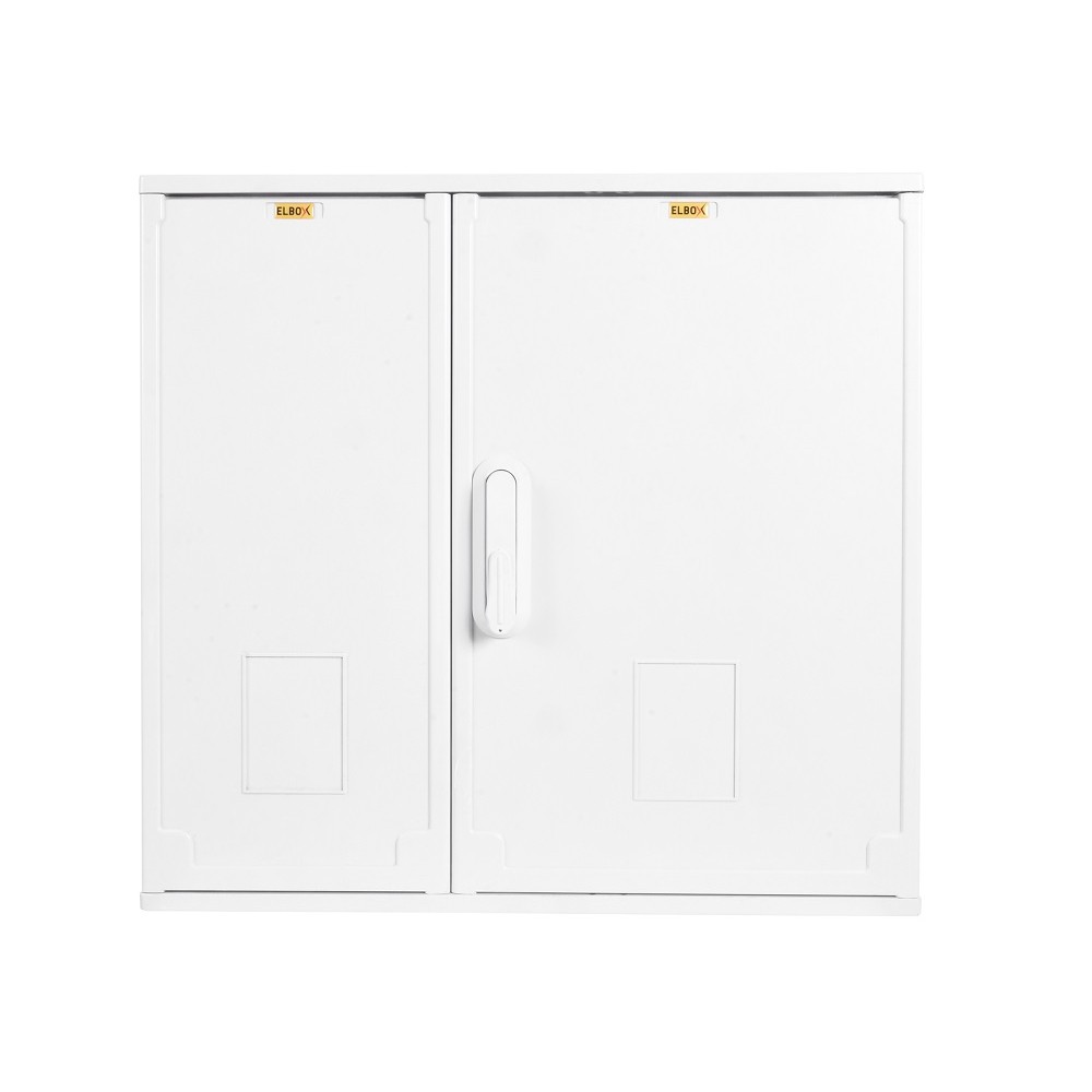 Шкаф электротехнический настенный Elbox EP IP44 800х600х250 двойная распашная дверь полиэстер серый EP-800.600.250-2-IP44