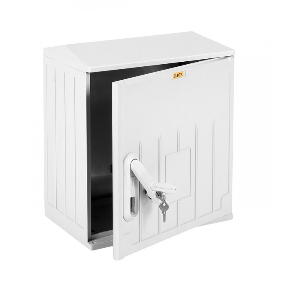 Шкаф электротехнический настенный Elbox EPV IP54 800х500х250 антивандальный сплошная дверь полиэстер серый EPV-800.500.250-1-IP54