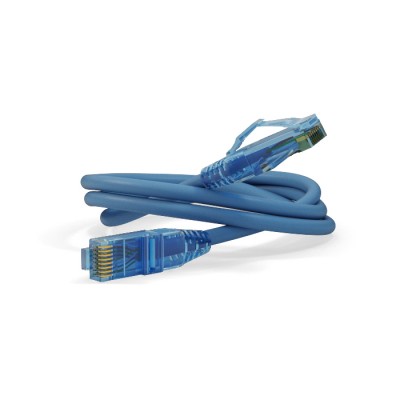 PC-LPM-UTP-RJ45-RJ45-C6-3M-LSZH-BL Патч-корд U/UTP, Cat.6, LSZH, 3 м, синий Hyperline