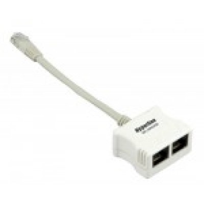 SPL-YT4-E2-E2 Разветвитель RJ-45 4Pr.T568A/T568B -> 2 x 2Pr.10BASE-T Hyperline