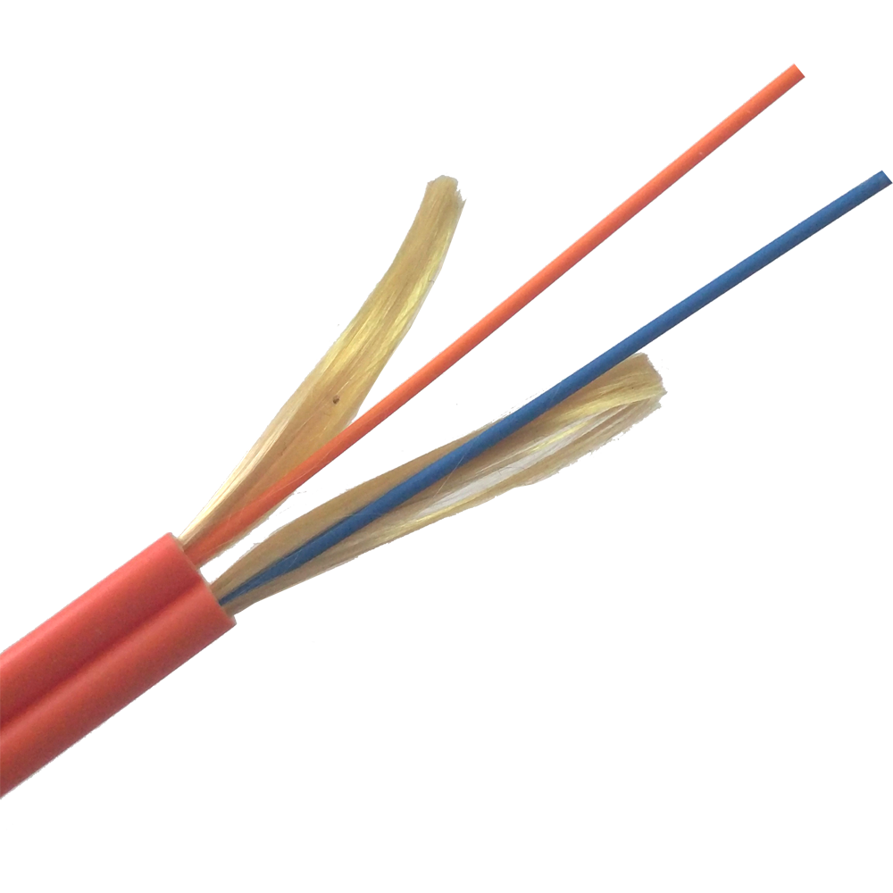Lanmaster LAN-OFC-ZI2-M4-LS ВО кабель  многомодовый внутренний ZIP cord LSZH 2 волокна OM4 пурпурный