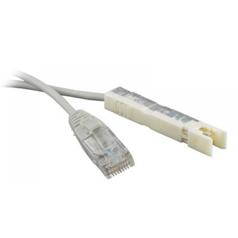 PC-110-RJ45-1P-CX-1M-LSZH-GY Патч-корд 110 тип-RJ45, 1 пара, LSZH, 1 м, серый Hyperline