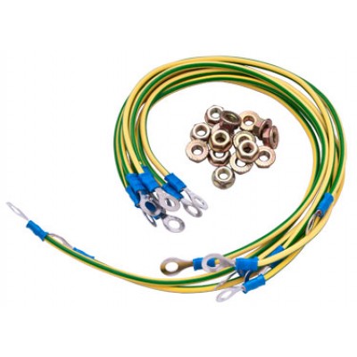 Cabeus GrW Набор кабелей заземления (30см - 6 шт, 40см- 2шт, гайка с фланцем - 16 шт)