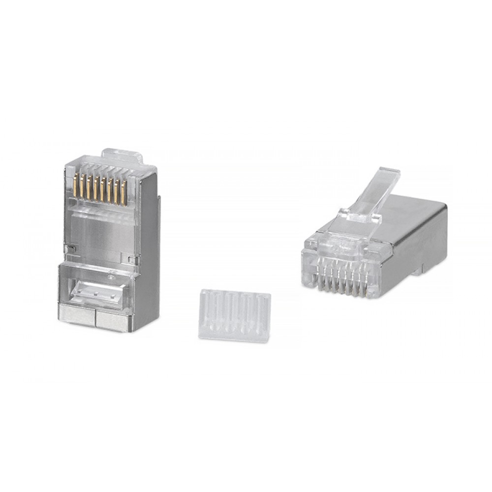 Cabeus 8P8C-SH-C6-TWP Коннектор RJ-45 под витую пару, категория 6/7 (50 µ