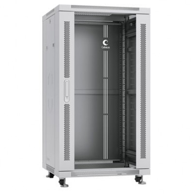 Cabeus SH-05C-22U60/80 Шкаф монтажный телекоммуникационный 19 напольный для распределительного и серверного оборудования 22U 600x800x1166mm (ШхГхВ) п