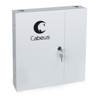 Cabeus FO-WL-8ST-K Бокс оптический настенный на 8 ST(FC) со сплайс пластиной (без пигтейлов и проходных адаптеров)