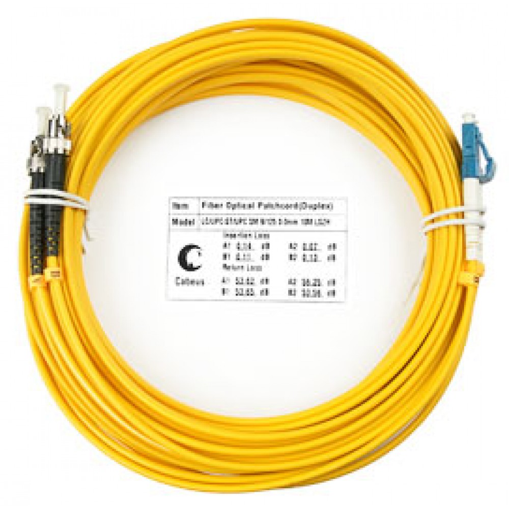 Cabeus FOP(d)-9-LC-ST-20m Шнур оптический duplex LC-ST 9/125 sm 20м LSZH