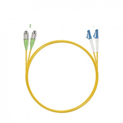 Cabeus FOP(s)-9-FC/APC-LC/UPC-1m Шнур оптический simplex FC/APC-LC/UPC 9/125 sm 1м LSZH