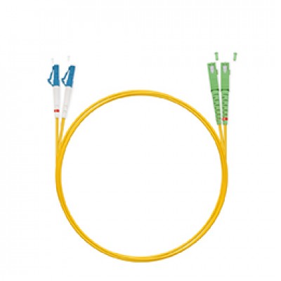 Cabeus FOP(s)-9-SC/APC-LC/UPC-1m Шнур оптический simplex SC/APC-LC/UPC 9/125 sm 1м LSZH