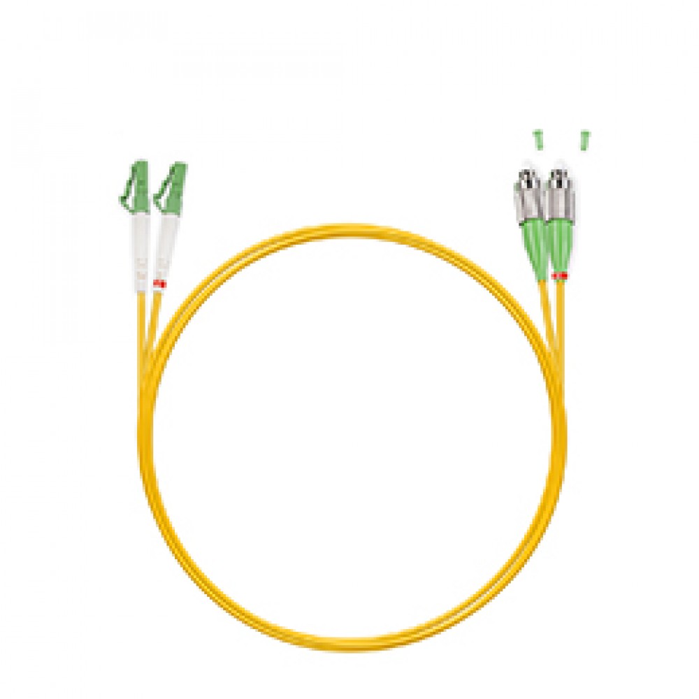 Cabeus FOP(s)-9-FC/APC-LC/APC-1m Шнур оптический simplex FC/APC-LC/APC 9/125 sm 1м LSZH