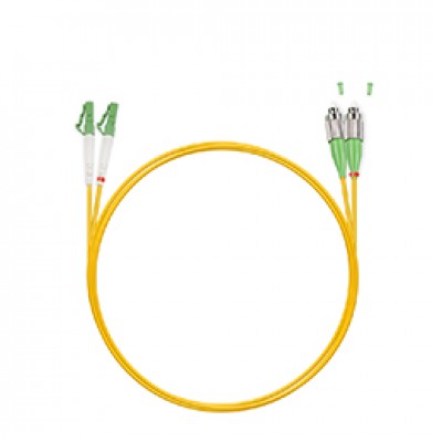 Cabeus FOP(s)-9-FC/APC-LC/APC-1m Шнур оптический simplex FC/APC-LC/APC 9/125 sm 1м LSZH