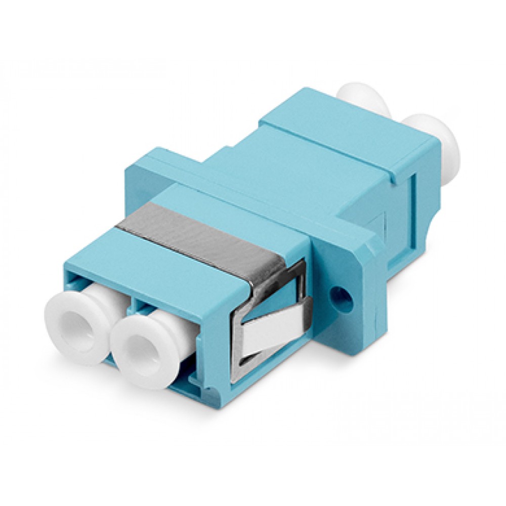 Cabeus DLC-DLC-MM-OM3 Проходной соединитель LC-LC duplex, MM-OM3(для многомодового кабеля), корпус пластмассовый (SC Adapter Simplex dimension)