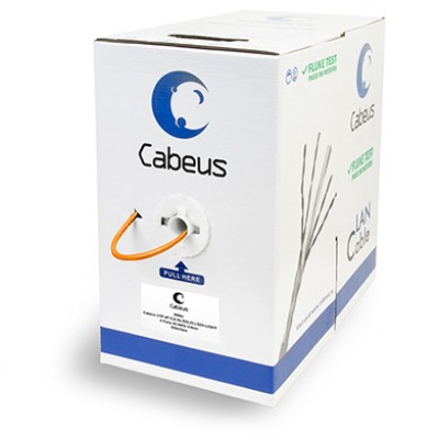 Cabeus UTP-4P-Cat.5e-SOLID-LSZH-LIGHT Кабель витая пара UTP (U/UTP), категория 5e, 4 пары 0,47мм (24 AWG), одножильный, LSZH (Low Smoke Zero Halogen)