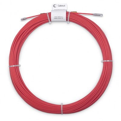 Cabeus Pull-S-3,5-25m Устройство для протяжки кабеля мини УЗК в бухте, 25м (стальной пруток в полиэтиленовой оболочке, диаметр 3,5 мм)