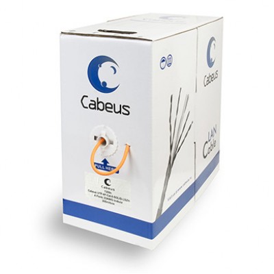 Cabeus UTP-4P-Cat.6-SOLID-LSZH Кабель витая пара UTP U/UTP, категория 6, 4 пары 0,57мм 23AWG