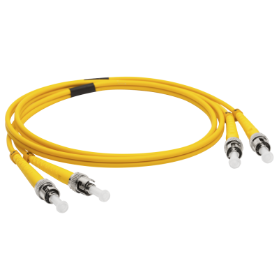 Lanmaster LAN-2ST-2ST/SU-0.5 Патч-корд оптический LANMASTER, LSZH, дуплексный, ST/UPC-ST/UPC, SM OS2, 0.5 м