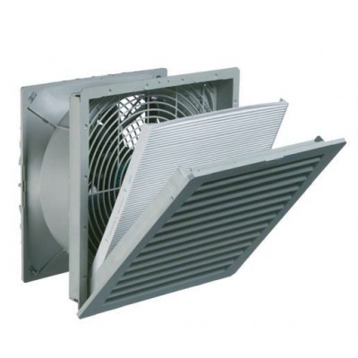 Вентилятор с фильтром для шкафов Elbox серии EMS, 320 x 320 x 157, до 505 м3/ч, 230 В, IP 55, цвет серый